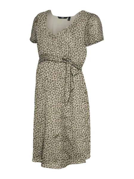 Vero Moda Maternity Rochie tip bluză VMMIdalia / oliv kaki