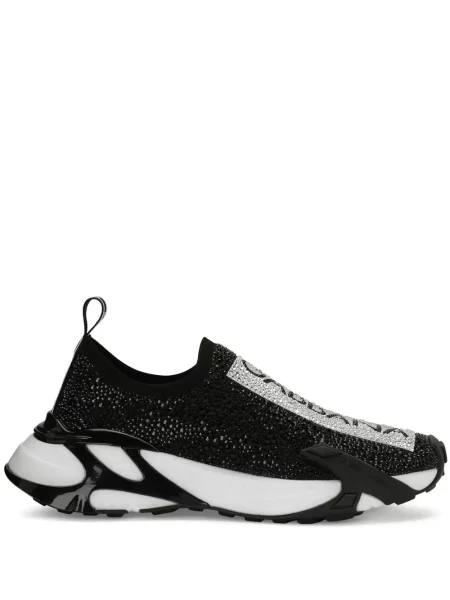 Sneakerși Dolce & Gabbana Sorrento slip-on negru