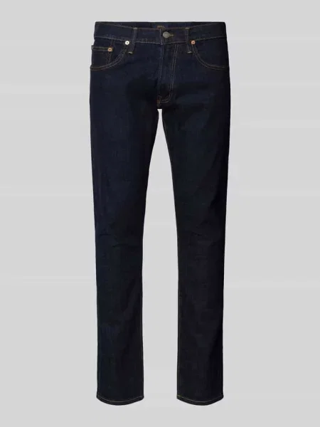 Jeansy o kroju slim fit z Mieszanka bawełny Model SULLIVAN' Polo Ralph Lauren niebieskie