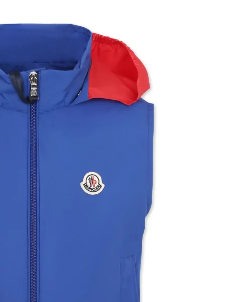 Kamizelka dziecięca Moncler Enfant niebieska