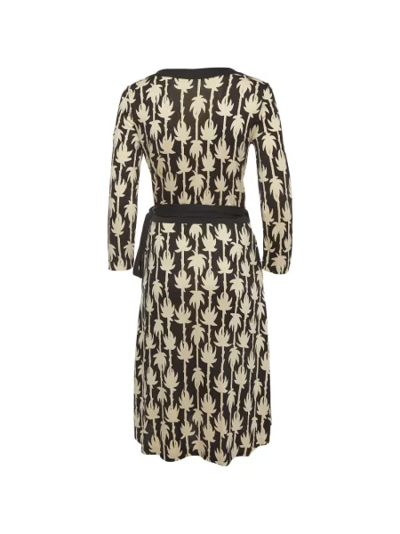 Rochie midi Dvf Diane Von Furstenberg cu imagine plic negru
