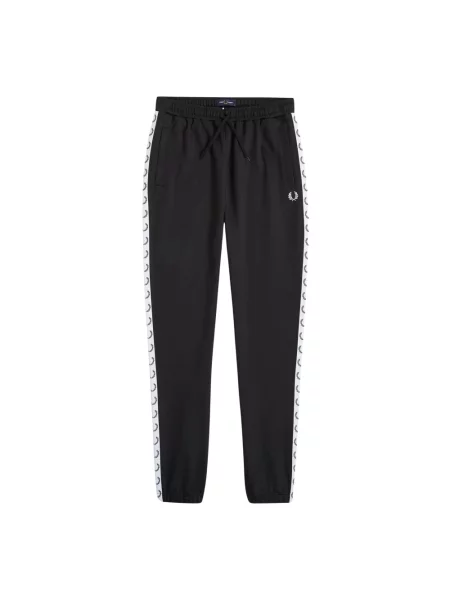 Spodnie Fred Perry do biegania czarne