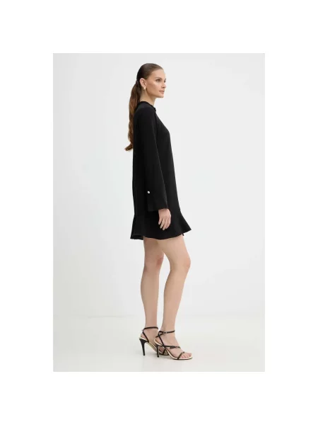 Pinko sukienka mini rozkloszowana czarny