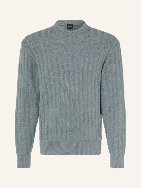 Boss Sweter Arakingo grau szary
