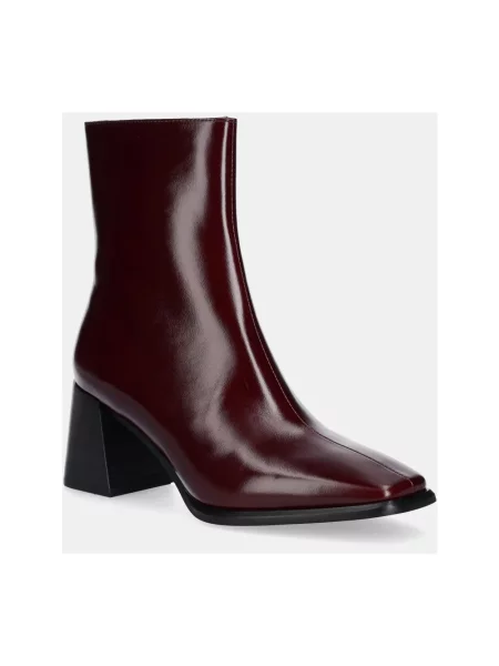 Botki Jeffrey Campbell skórzane brązowe