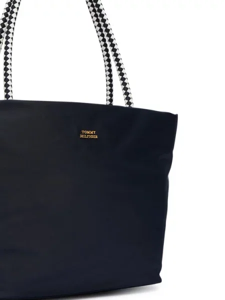 TOMMY HILFIGER Pirkinių krepšys MARINA tamsiai mėlyna