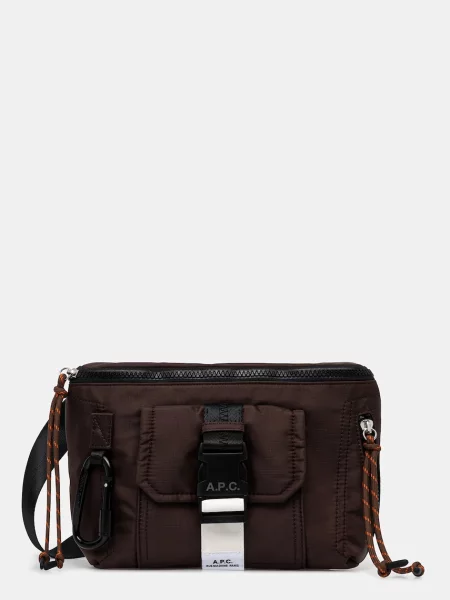 A.P.C. saszetka Banane Trek brązowa