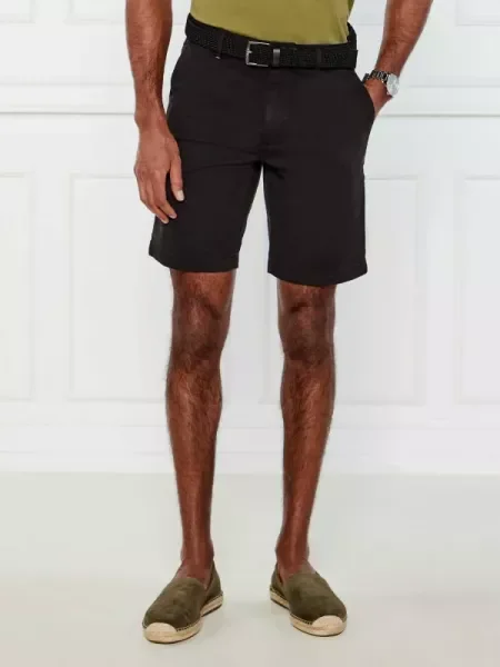 BOSS ORANGE Pantaloni scurți Chino negru