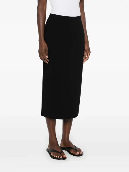 Fustă midi Le Petit Pulle negru