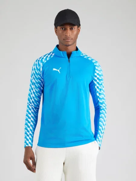 PUMA Funkčné tričko azúrová biela