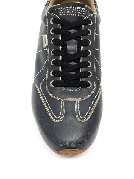 Sneakerși Allsaints din piele negru