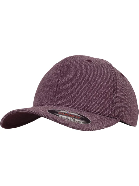 Flexfit Șapcă roșu burgundy alb