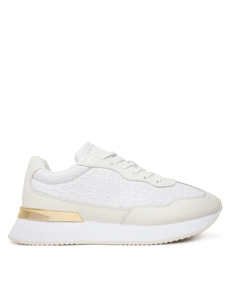Sneakers Tommy Hilfiger Th Chic Monogram Runner alb