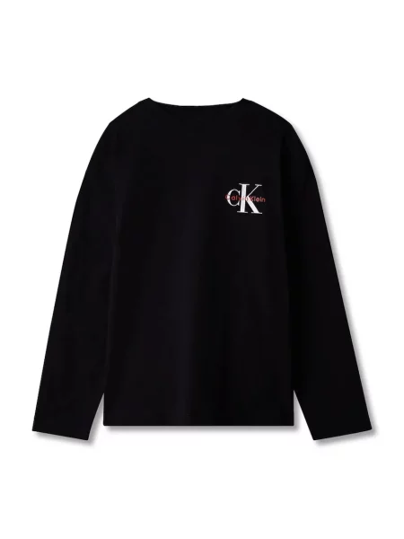 Calvin Klein Jeans majica dugih rukava za djecu od pamuka crna