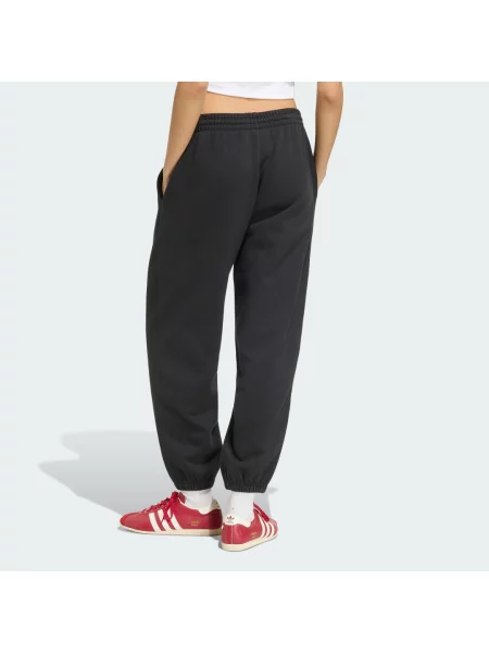 VOLNÉ FLÍSOVÉ SPORTOVNÍ KALHOTY ESSENTIALS černé