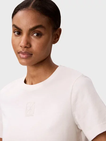 Футболка Calvin Klein з джерсі біла