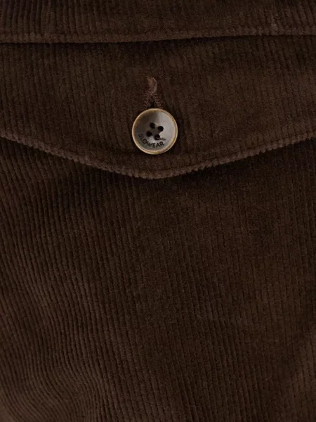 Pantaloni Incotex de catifea cord maro
