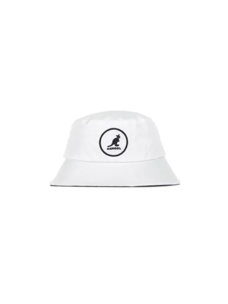 Kangol Cotton Bucket kapelusz biały