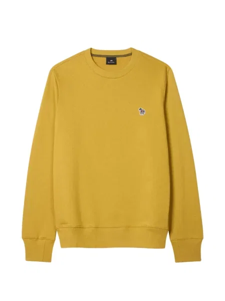 Суитчър Ps Paul Smith с кръгло деколте с принт зебра жълто