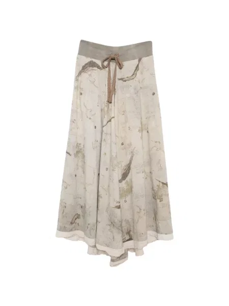 Fusta maxi Ziggy Chen cu imagine