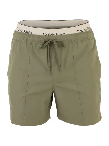 Calvin Klein Swimwear Plavecké šortky olivová