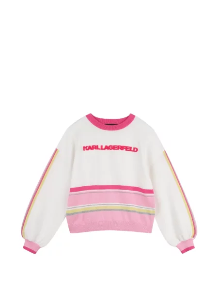 Sweter dziecięcy Karl Lagerfeld biały