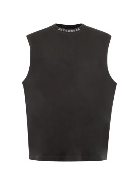 Vestă Pleasures cu imagine negru