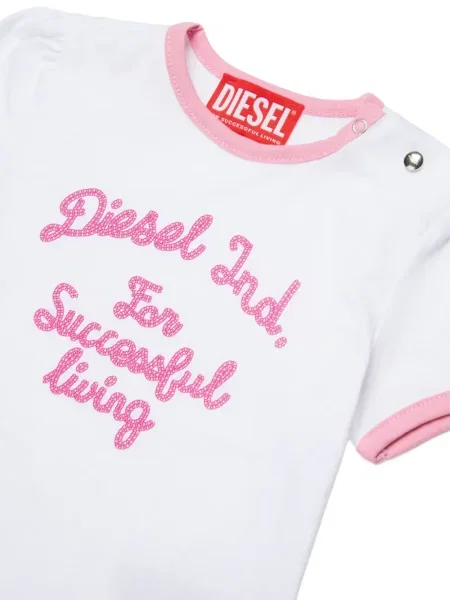 Koszulka dziecięca Diesel biała