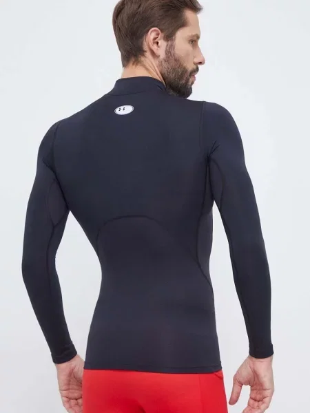 Hosszú ujjú hosszú hosszú ujjú póló Under Armour fekete