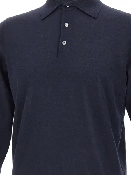Μακρύς polo Filippo De Laurentiis μπλε