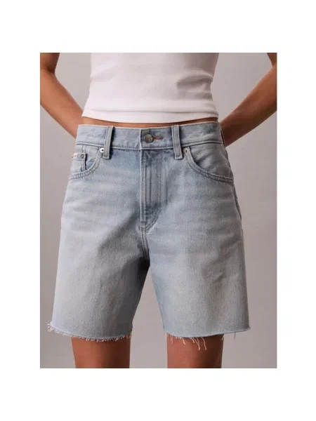Krátky džínsové šortky Calvin Klein Jeans modrá