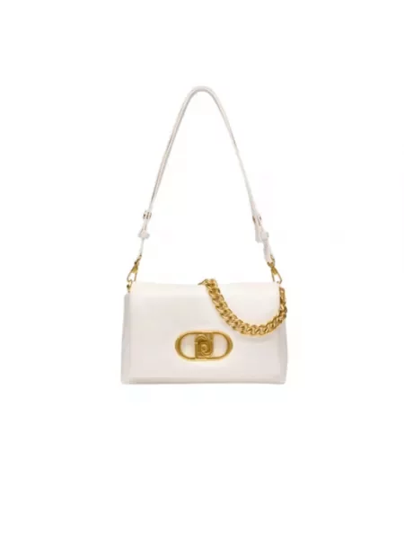 Torebka skórzana Liu Jo elegancka ze skóry ekologicznej biała