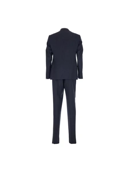 Garnitur Emporio Armani wełniany niebieski