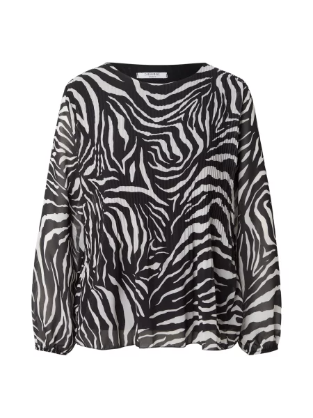 ZABAIONE Bluză negru alb