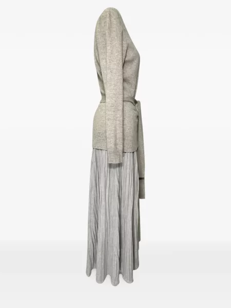 Cu centură rochie midi Altuzarra gri