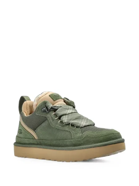 Sneakerși Ugg din piele verde