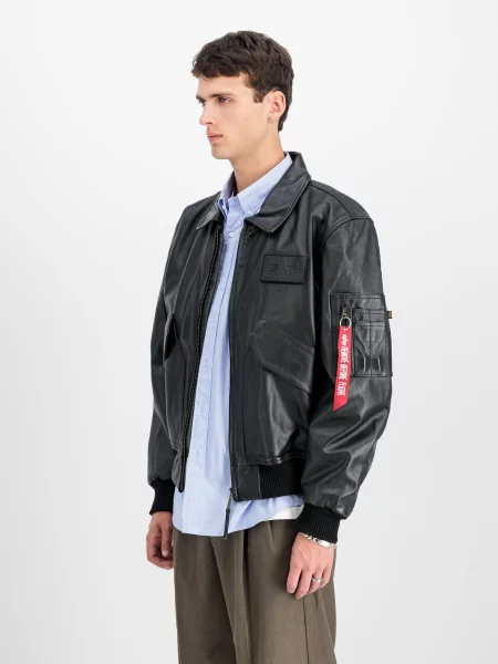 ALPHA INDUSTRIES Geacă de primăvară-toamnă Heritage' negru