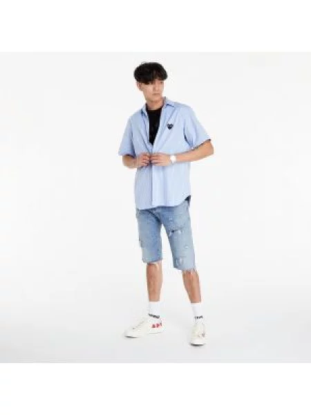 Ριγέ πουκάμισο Comme Des Garçons Play λευκό