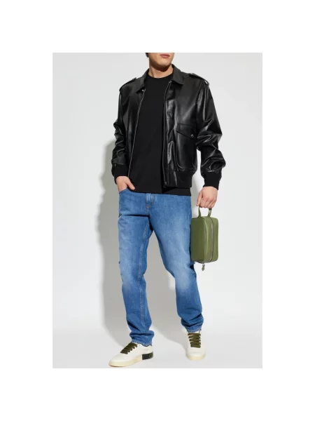 Jeansy straight leg Dolce And Gabbana niebieskie