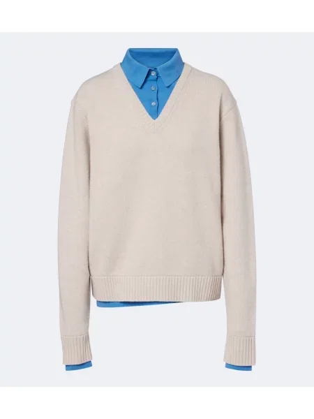 Pulover Acne Studios de lână alb