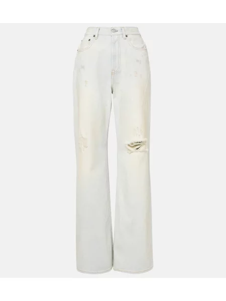 Blugi drepți Acne Studios albastru