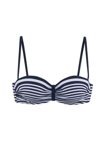LASCANA Bikini zgornji del marine bela