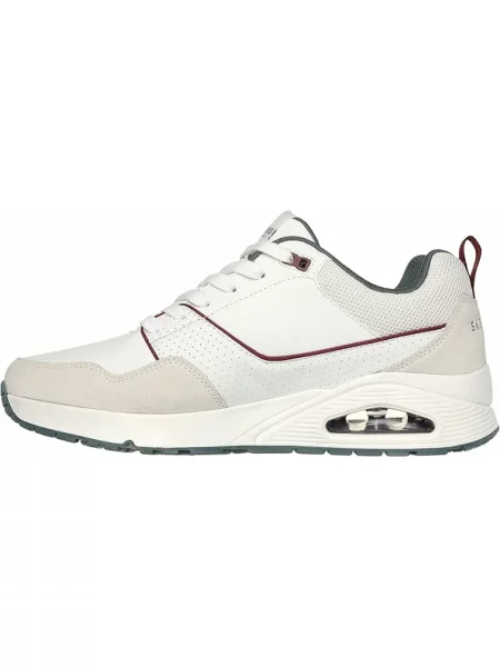 Sneakersy Skechers skórzane retro białe