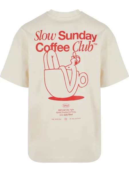 Another Cotton Lab Tricou roșu / natural alb