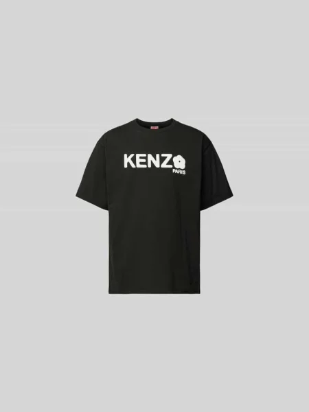T-shirt z czystej bawełny Kenzo czarna