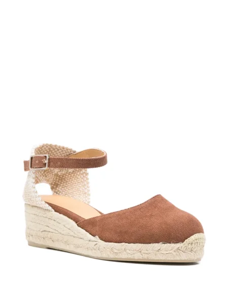 Cropp espadrile Castaner cu bretele maro