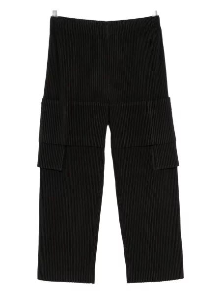Kalhoty Homme Plissé Issey Miyake černé