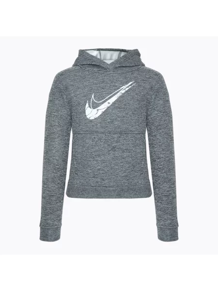 Bluza dziecięca Nike Multi Stain Repel Therma-FIT black/ light smoke grey/ heather/ white biała