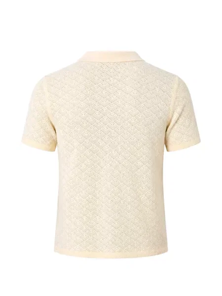 Tricou polo Guess tricotate