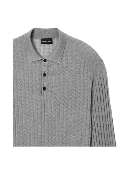 Sweter Emporio Armani wełniany szary